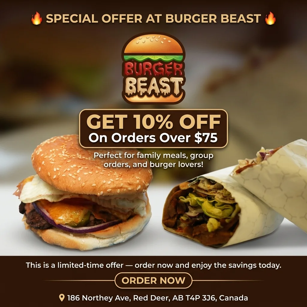 Special Offer at Atomic Pizza & Donair Stony Plain