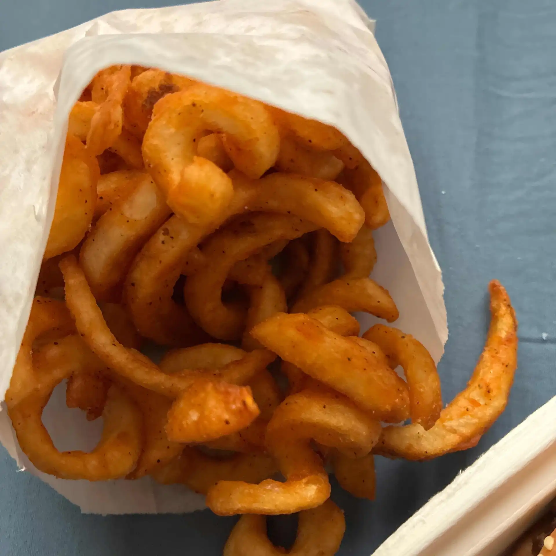 Curly fries and hand-spun milkshake in Red Deer, AB